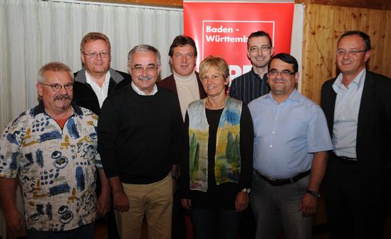 Der neugewählte SPD-Kreisvorstand