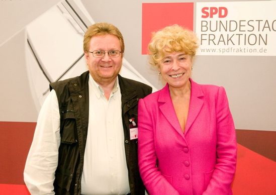 Hans-Peter Neff und Gesine Schwan