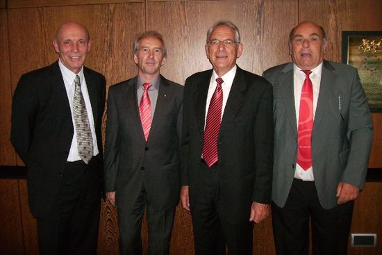 Albrecht Koberstädt, Helmuth Feichtenbeiner, Heiner Enslin und Jürgen Tränkle