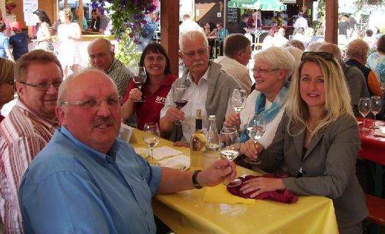 Claudia Sünder bei der Eröffnung des Heidenheimer Küferfestes