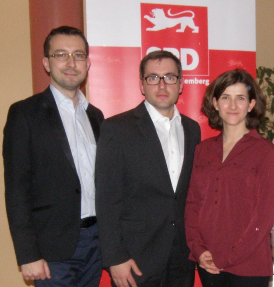 Die neue Führungsspitze des SPD-OV Heidenheim
